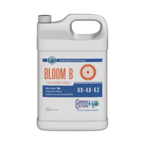 Front view of Cultured Solutions® BLOOM B Bottle