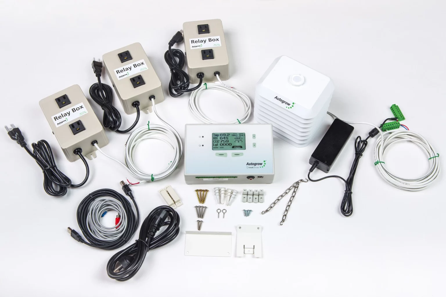 All components included in the Intelliclimate by Autogrow