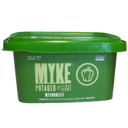 Green container of MYKE Mycorrhizae Vegetable & Herb 1L