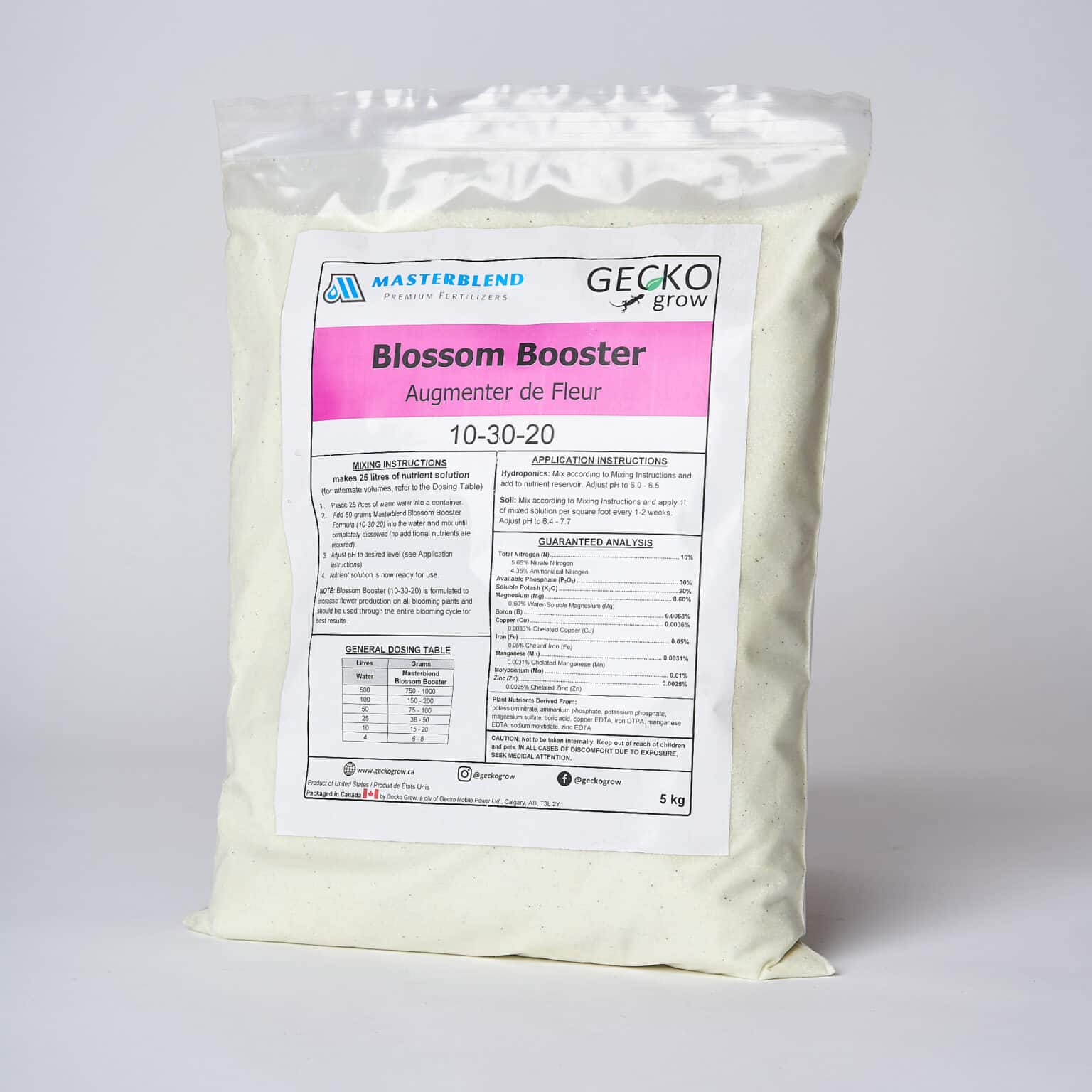 Masterblend Blossom Booster 10-30-20