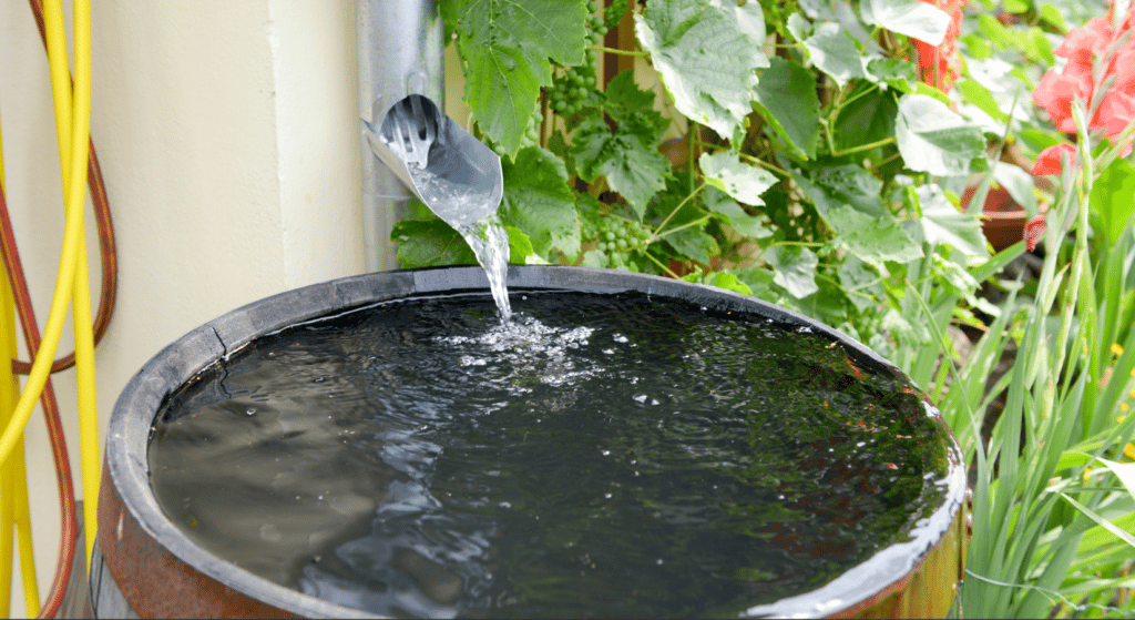 water coming out of the drain