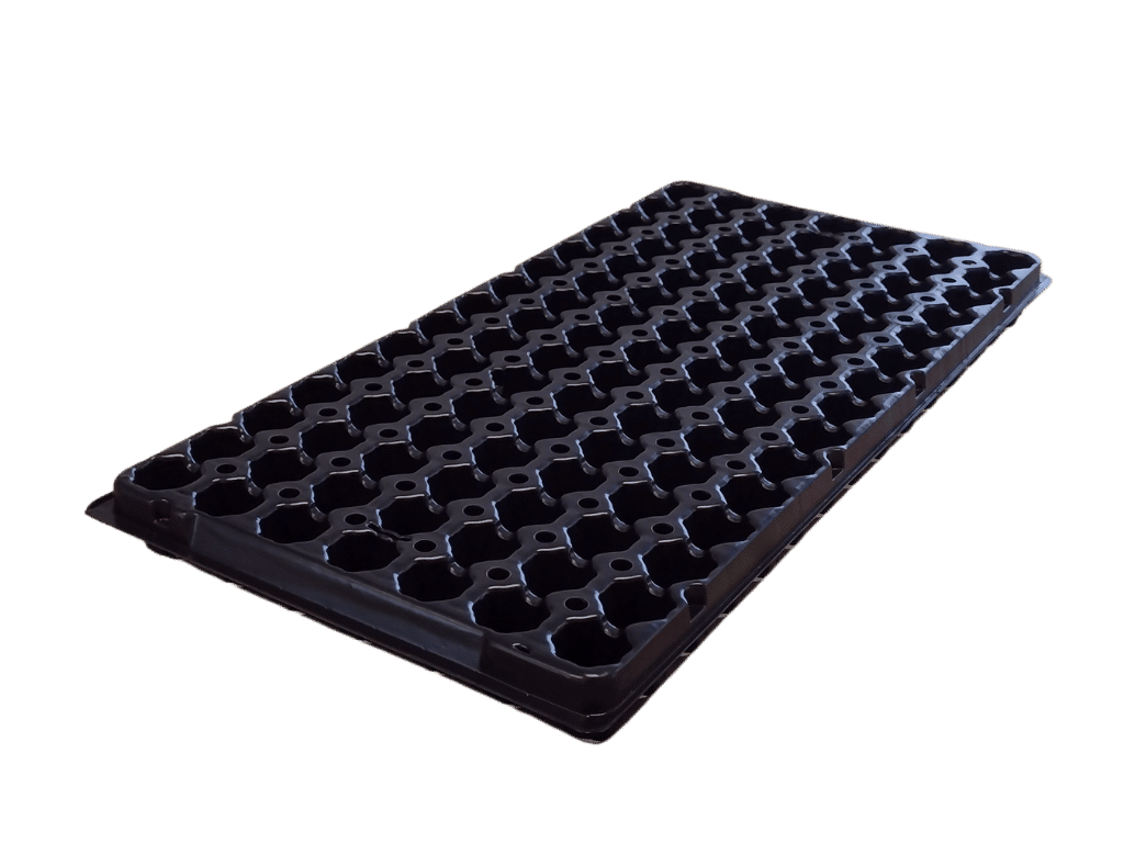 black seedling tray for growfoam 2740-01 and 2740-03 plugs