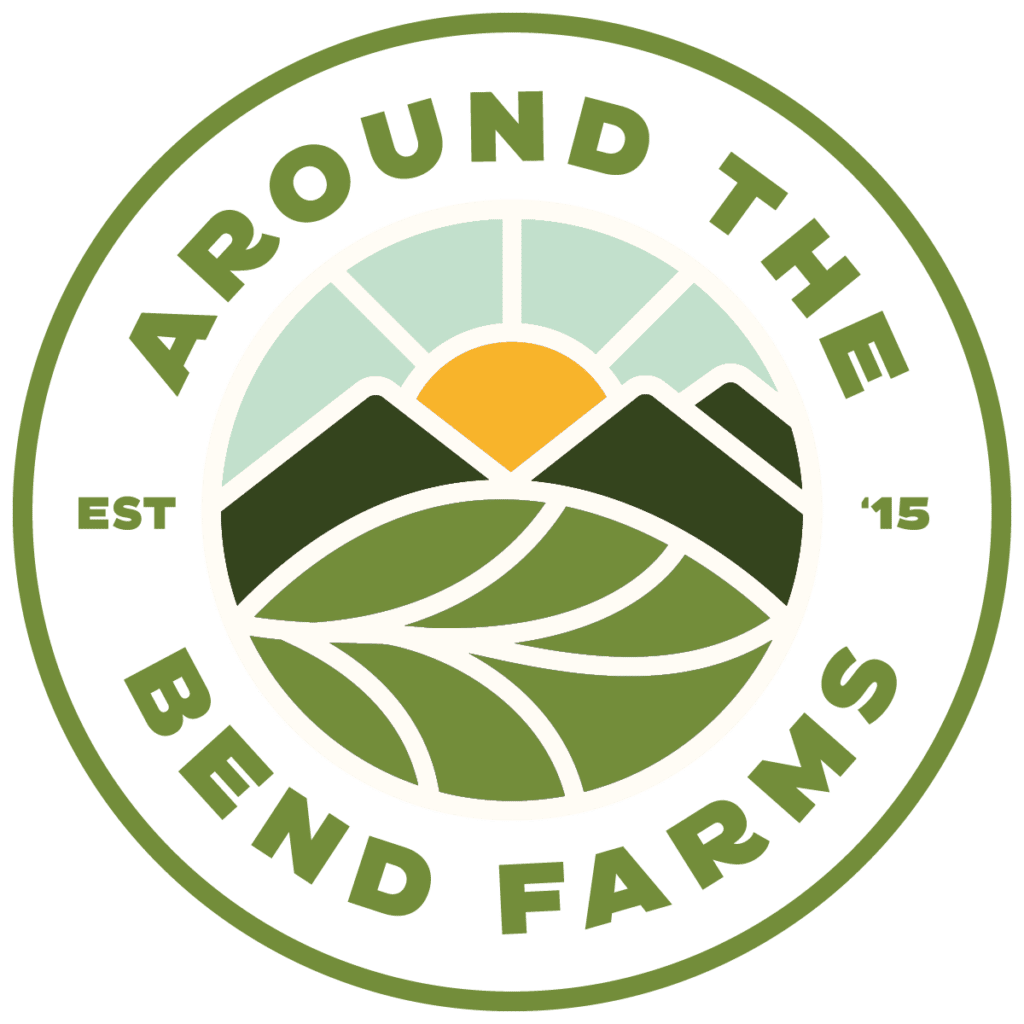 around the bend farms transparent logo