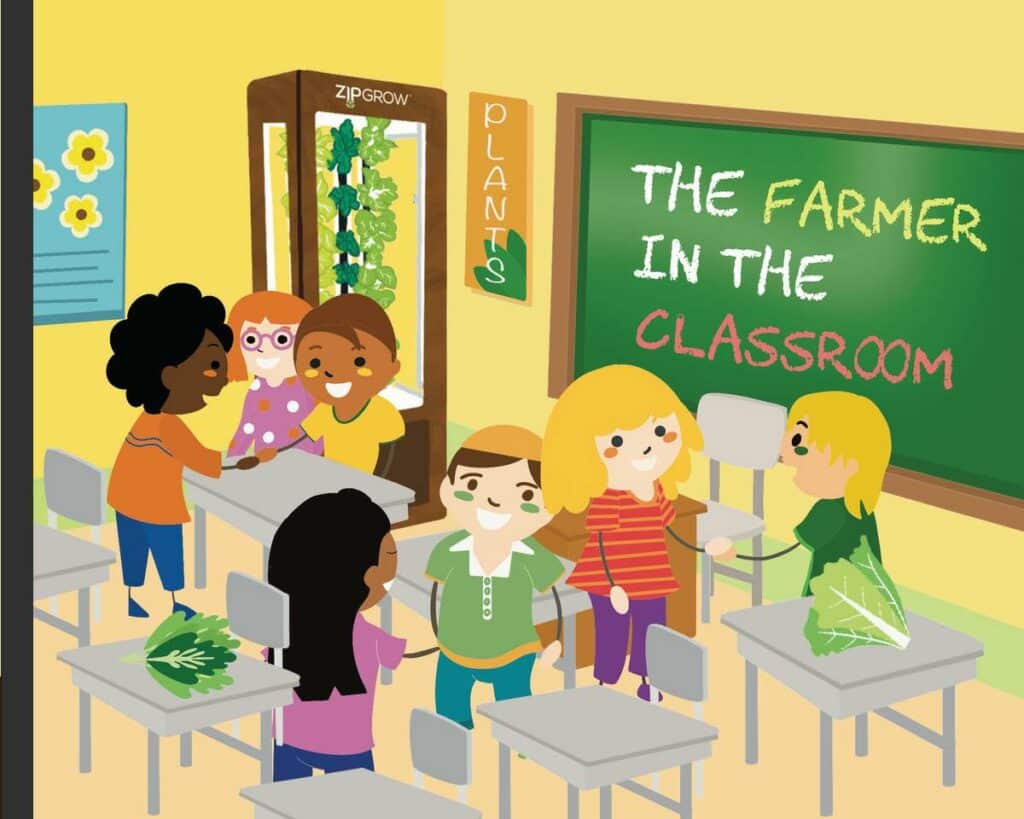 the farmer in the classroom book page