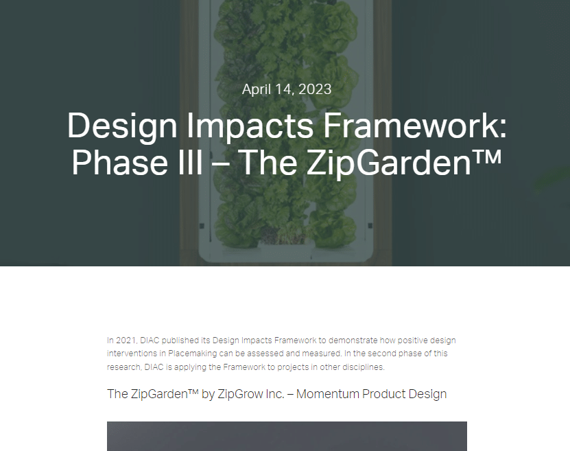 design impacts framework screenshot
