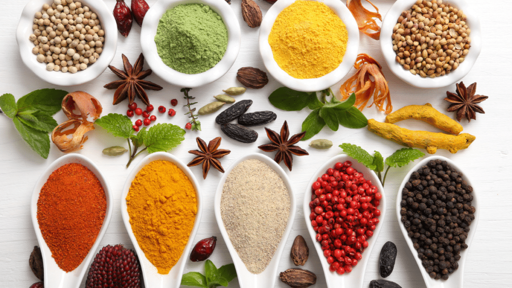 spices and herb photoshoot