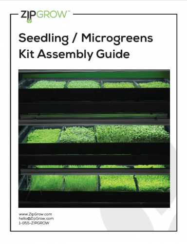 seedling microgreen kits assembly guide cover